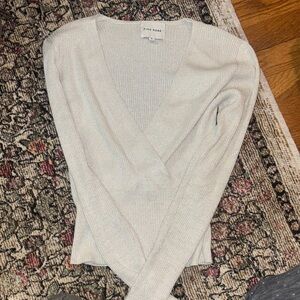 Pink Rose Women's Elegant V-Neck Sweater